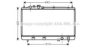 AVA QUALITY COOLING MZ2173 Radiator, engine cooling